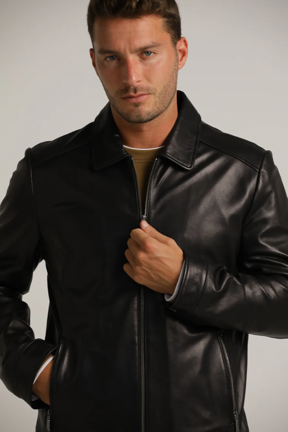 Genuine Leather Blouson