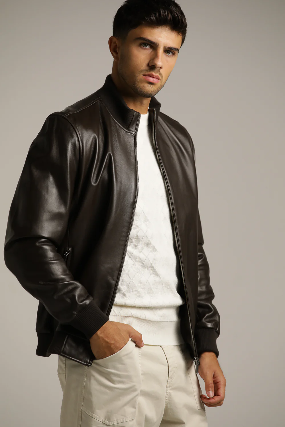 Genuine Leather Bomber