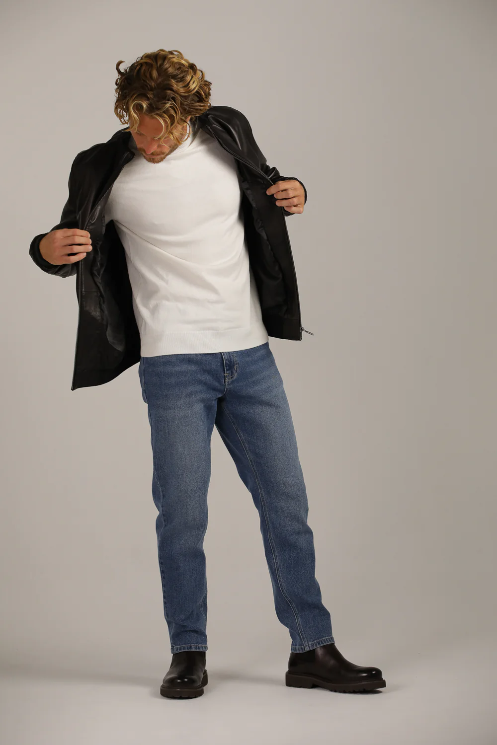 Genuine Leather Bomber - Image 10