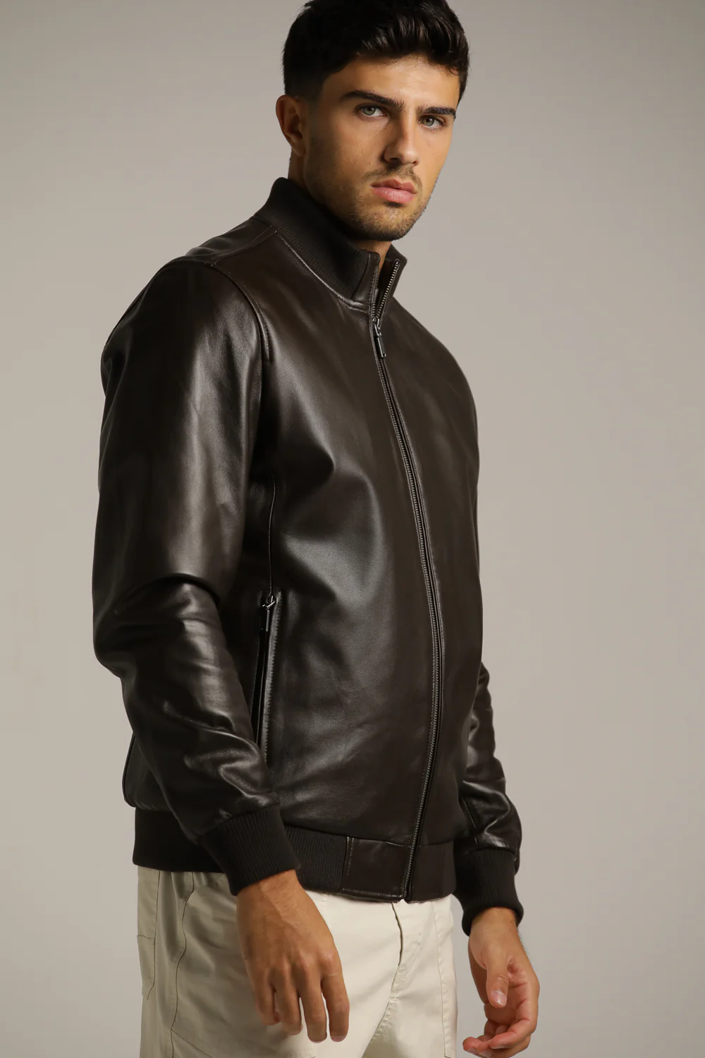 Genuine Leather Bomber - Image 7
