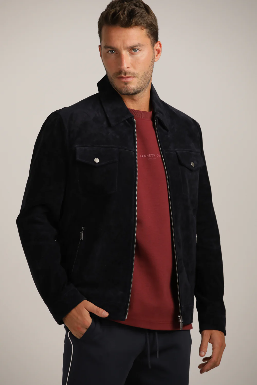Genuine Suede Trucker - Image 2