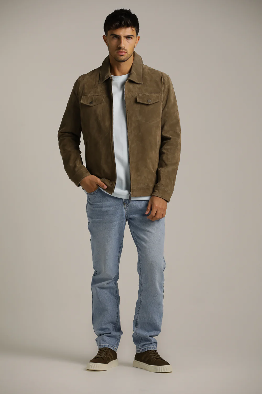 Genuine Suede Trucker - Image 3