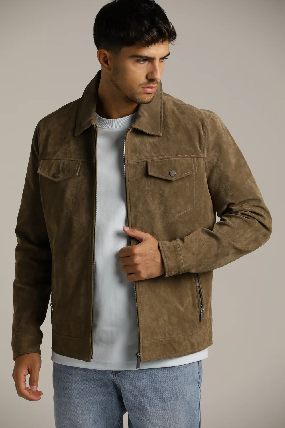 Genuine Suede Trucker - Image 4