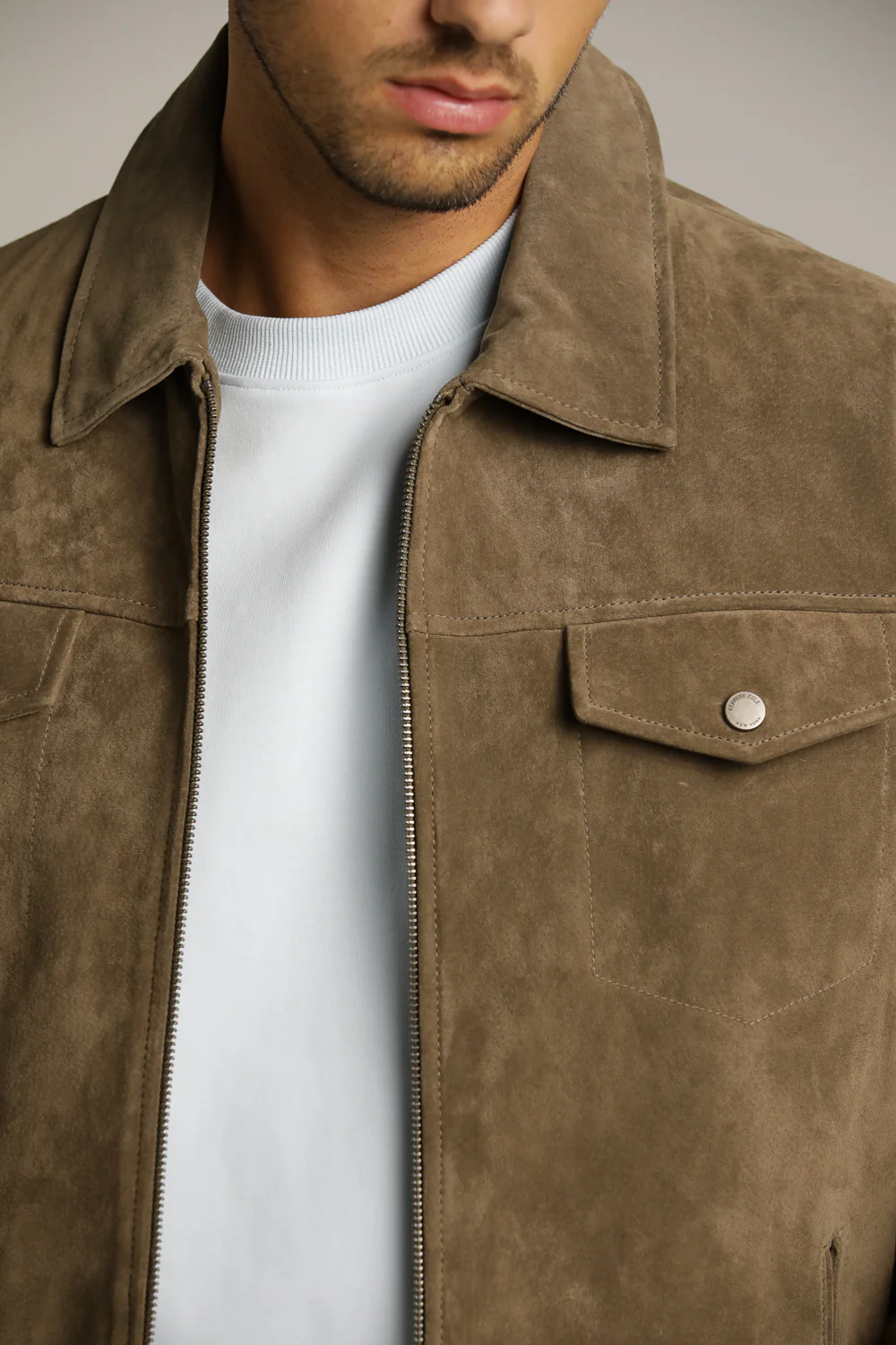 Genuine Suede Trucker - Image 5