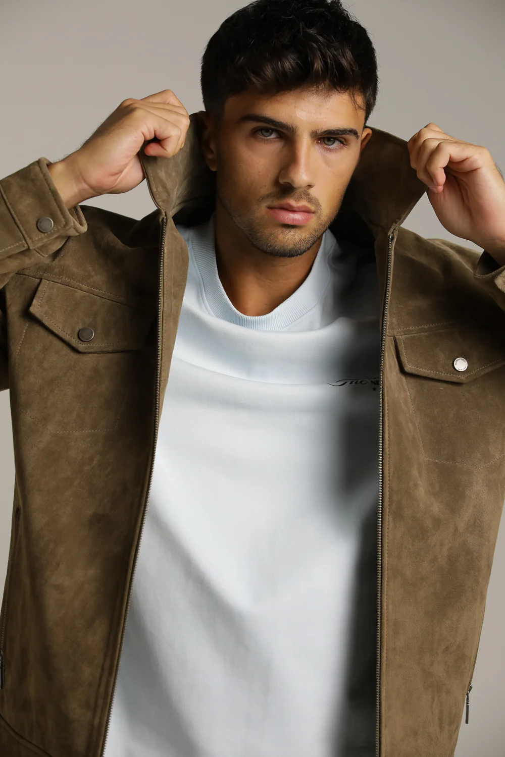 Genuine Suede Trucker - Image 8