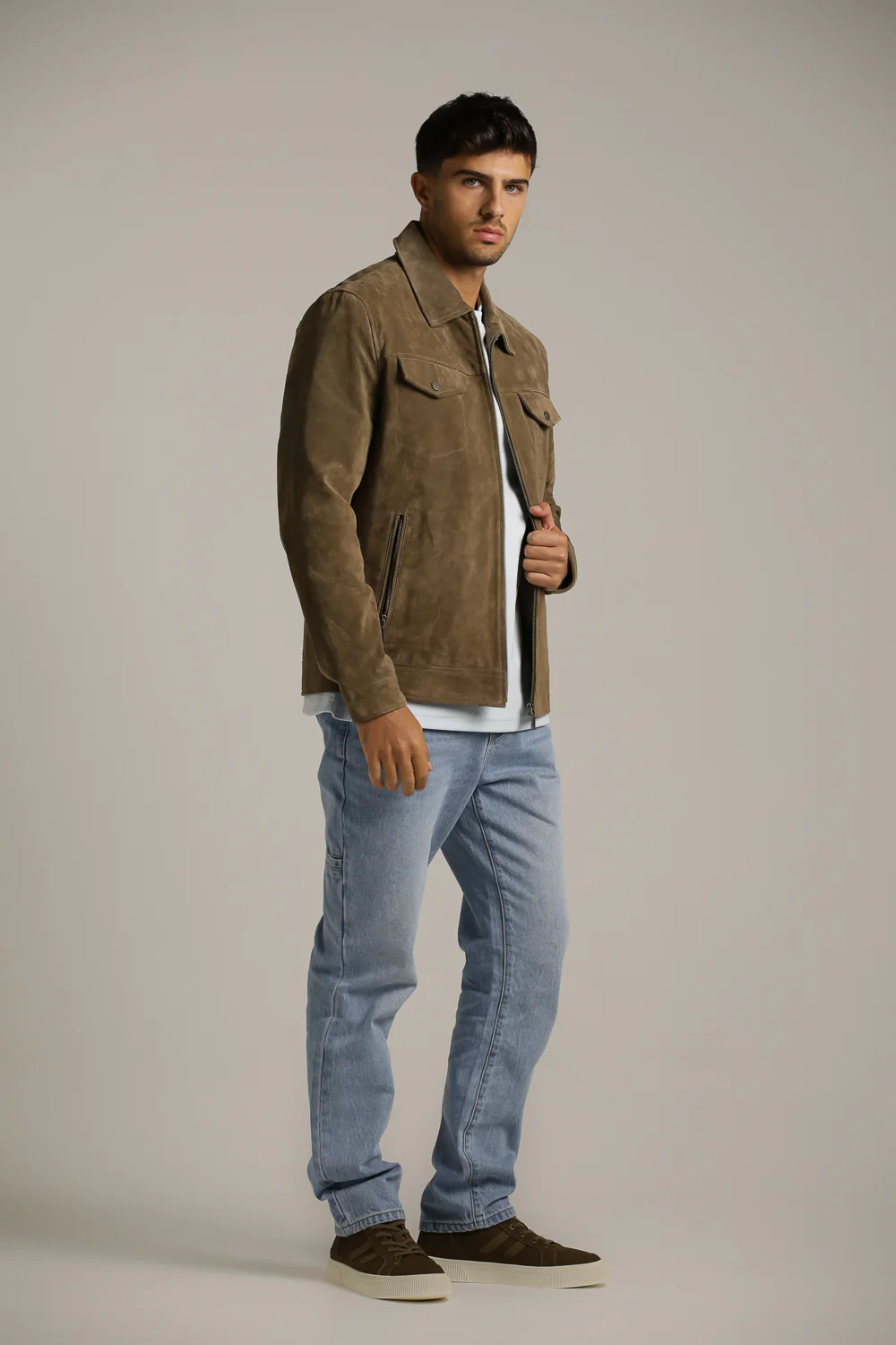 Genuine Suede Trucker - Image 9