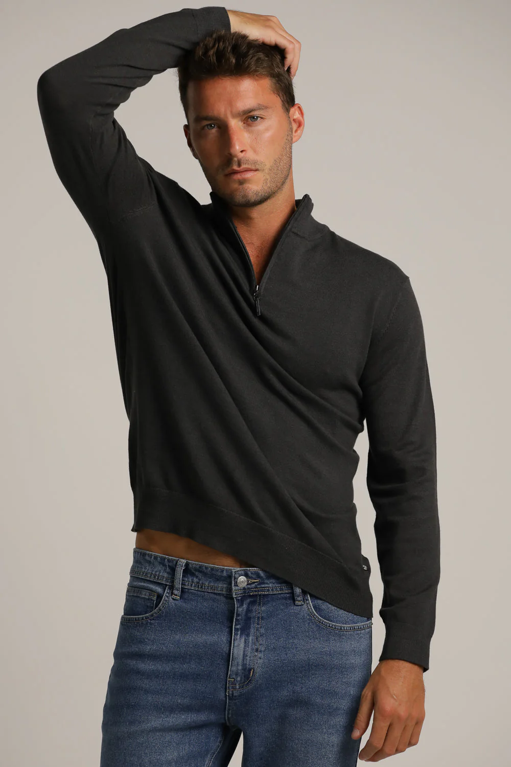 Half Zip Knit Top - Image 7