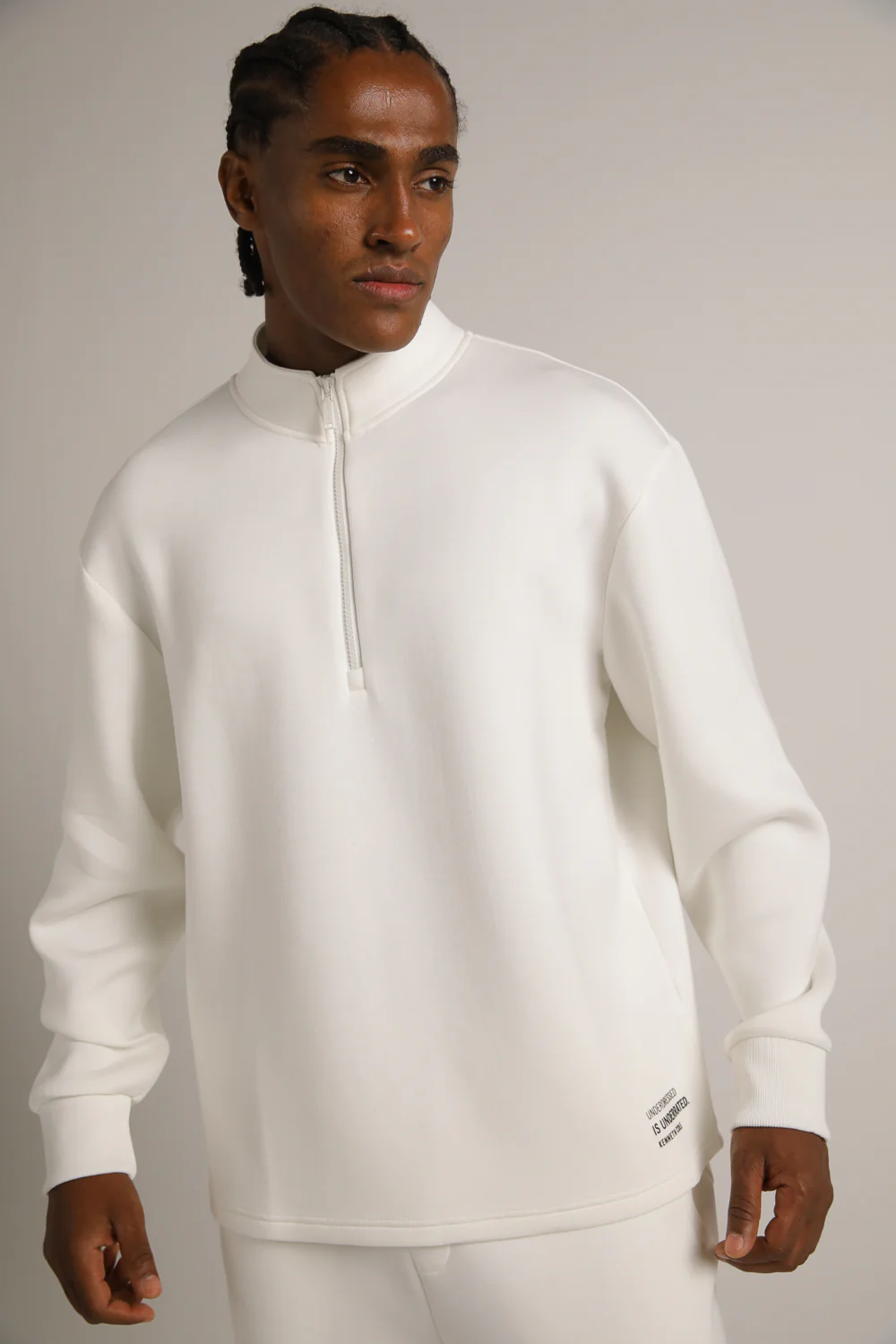 Half-Zip Sweatshirt, Scuba - Image 3