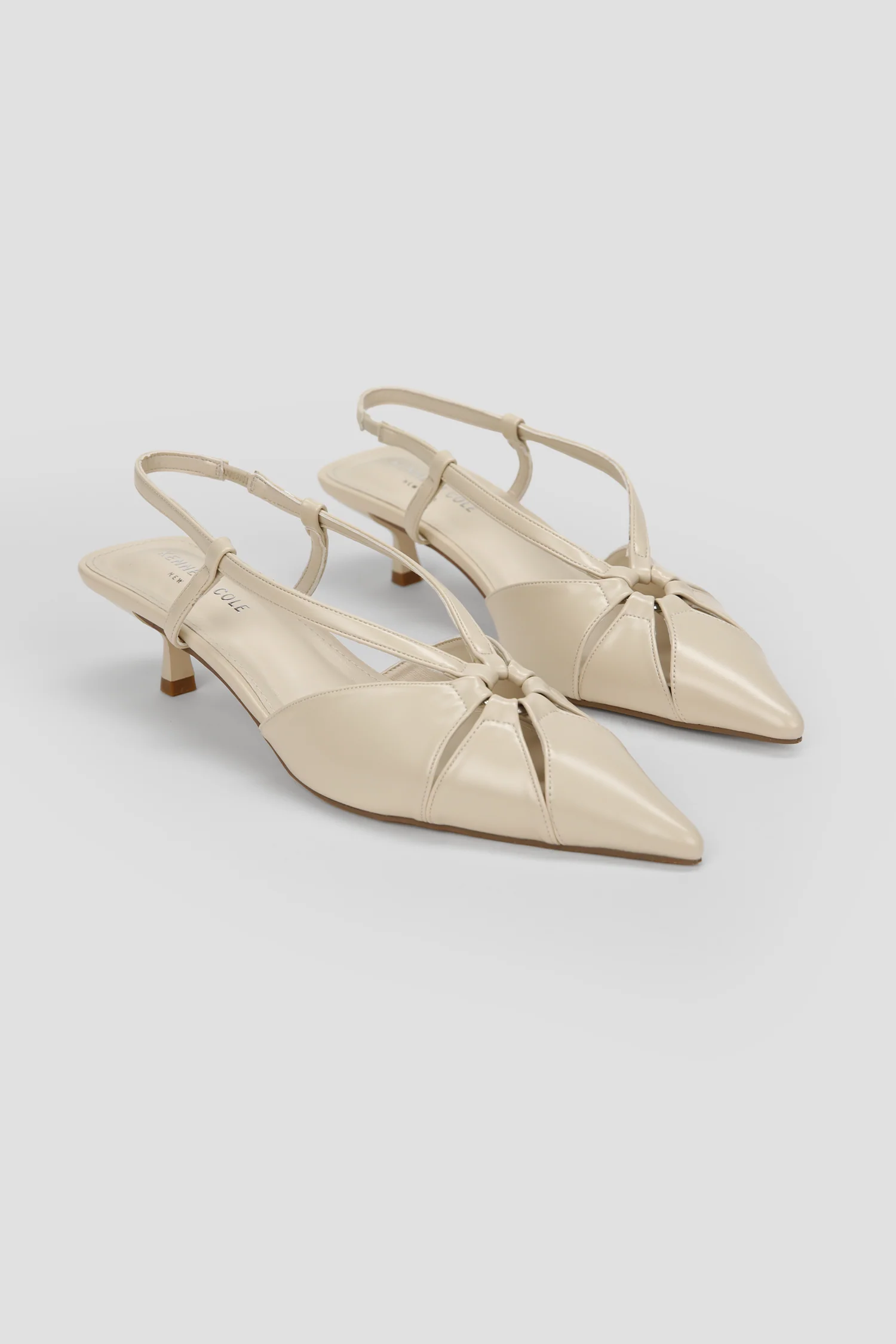Pointed Slingback Kitten Heels - Image 2
