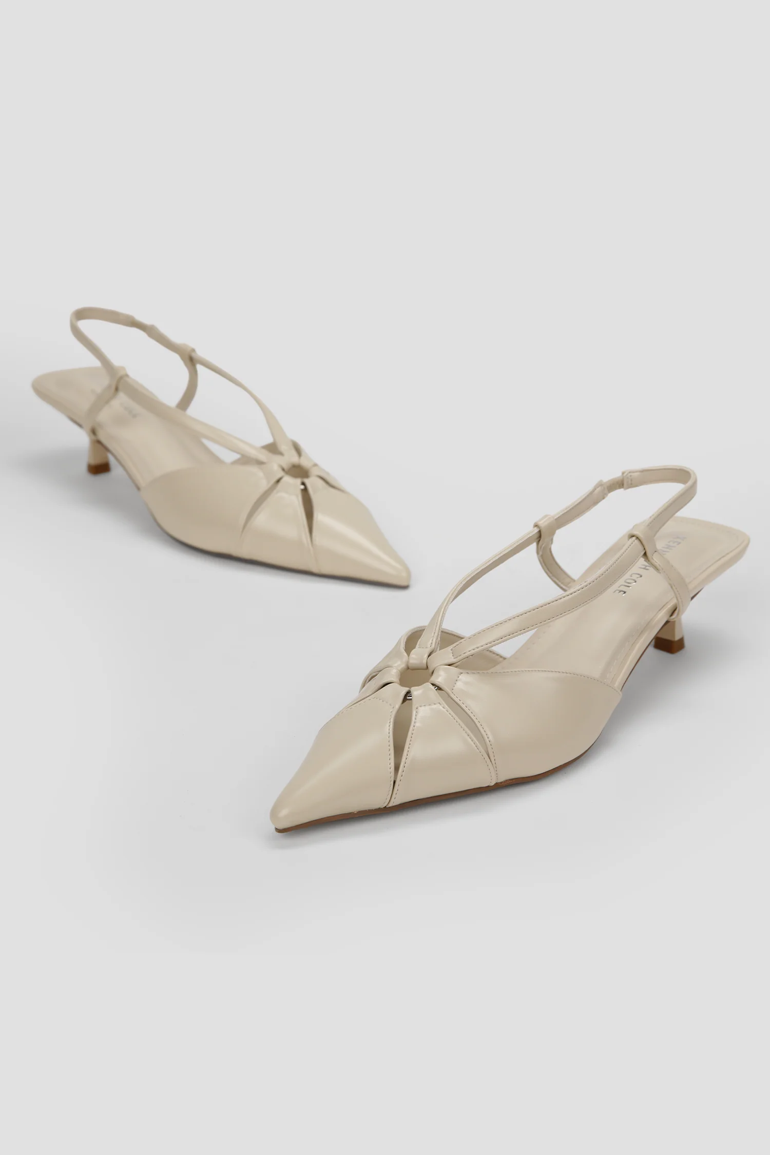 Pointed Slingback Kitten Heels - Image 3