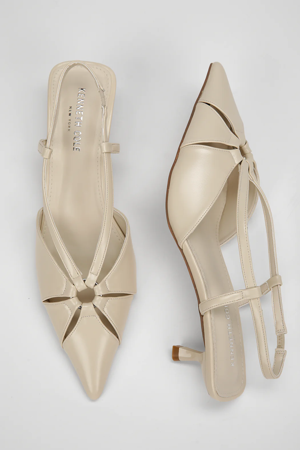 Pointed Slingback Kitten Heels - Image 4