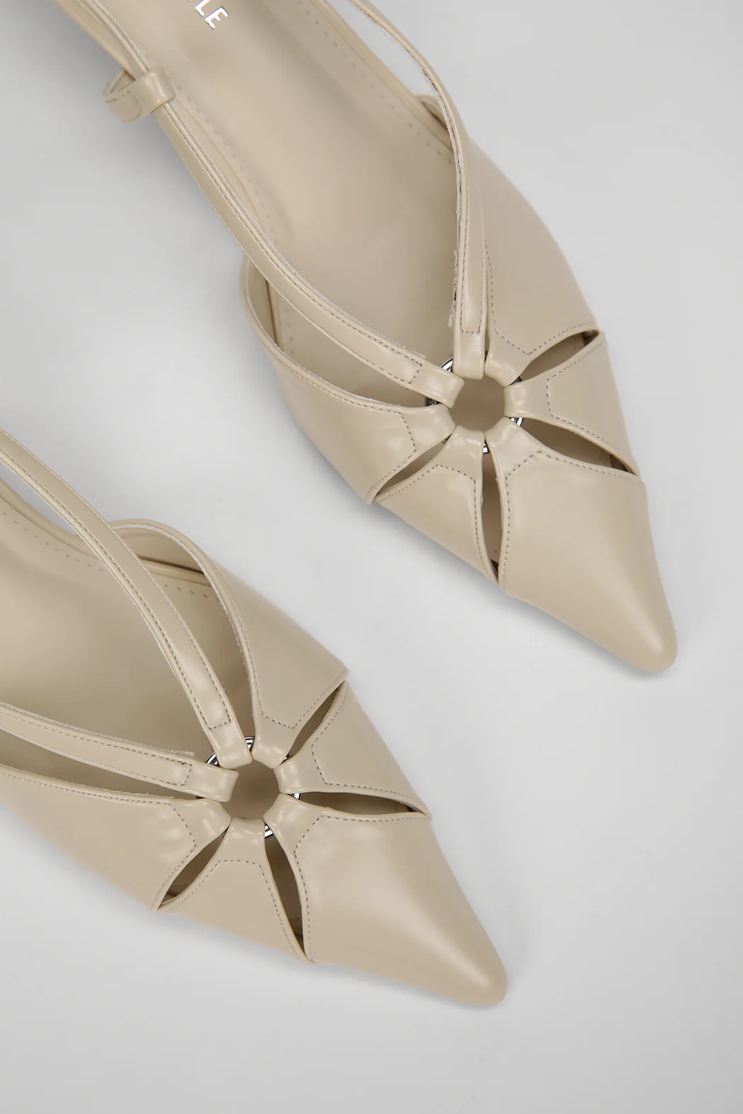 Pointed Slingback Kitten Heels - Image 5