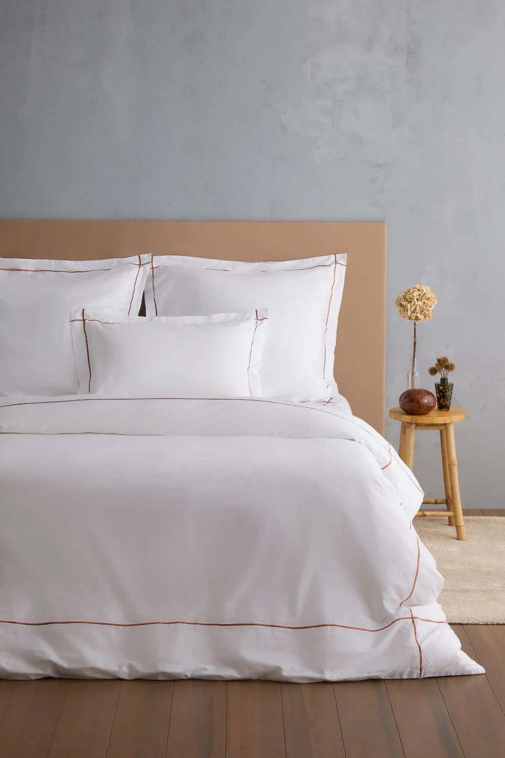 Fine Stripe Sateen Duvet Cover - Image 2