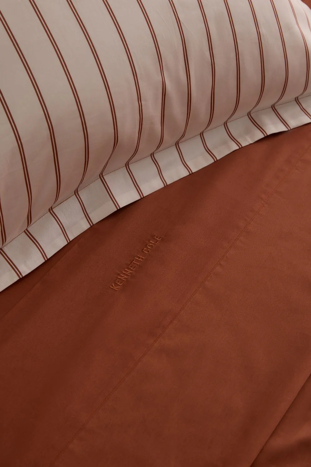 Striped Cotton Sateen Duvet - Image 5