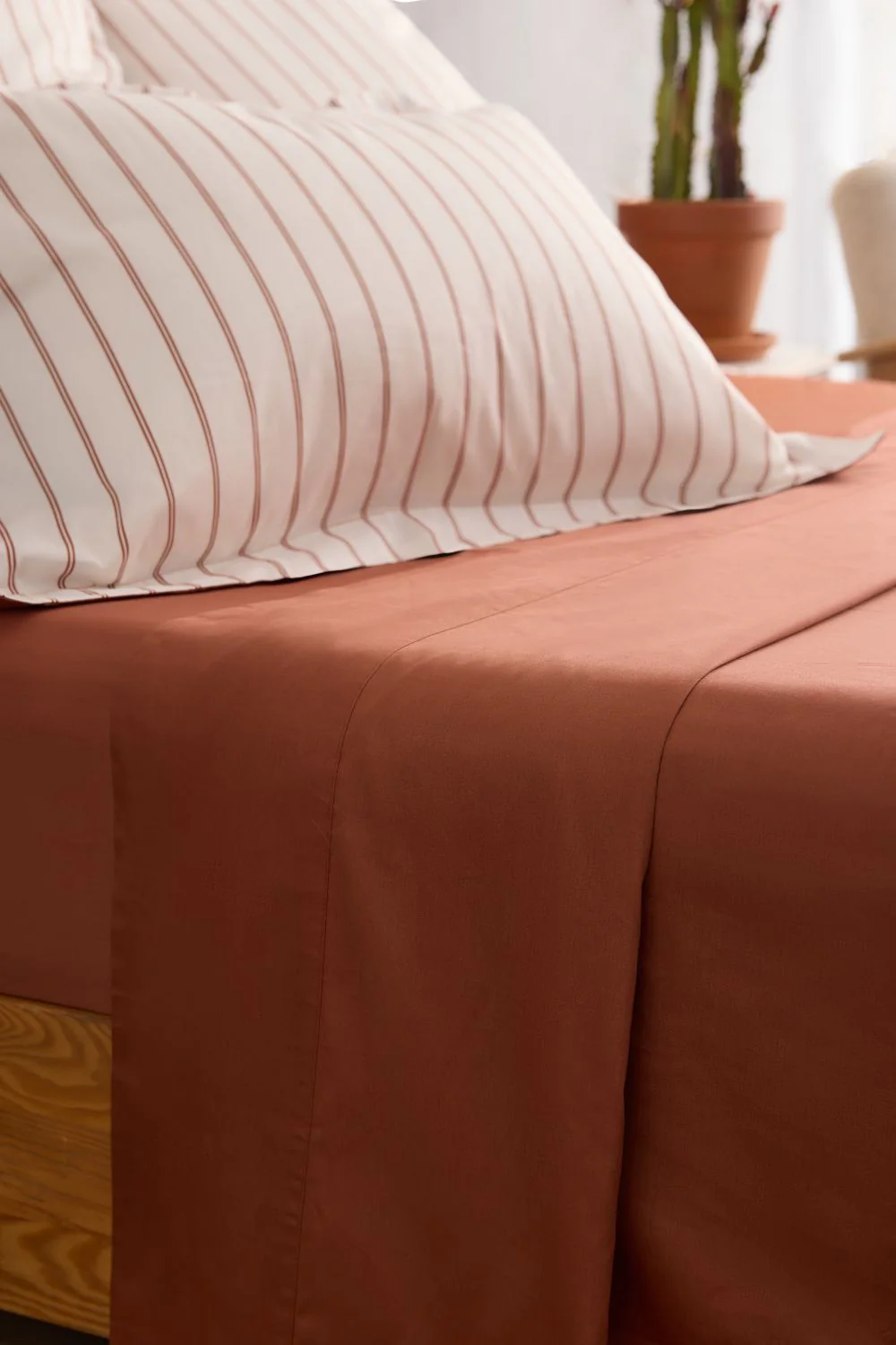 Striped Cotton Sateen Duvet - Image 6