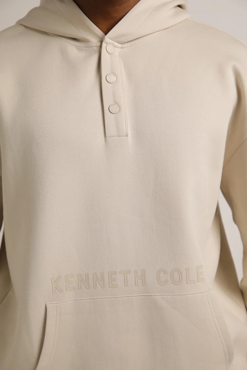Interlock Hooded Henley Sweats - Image 3