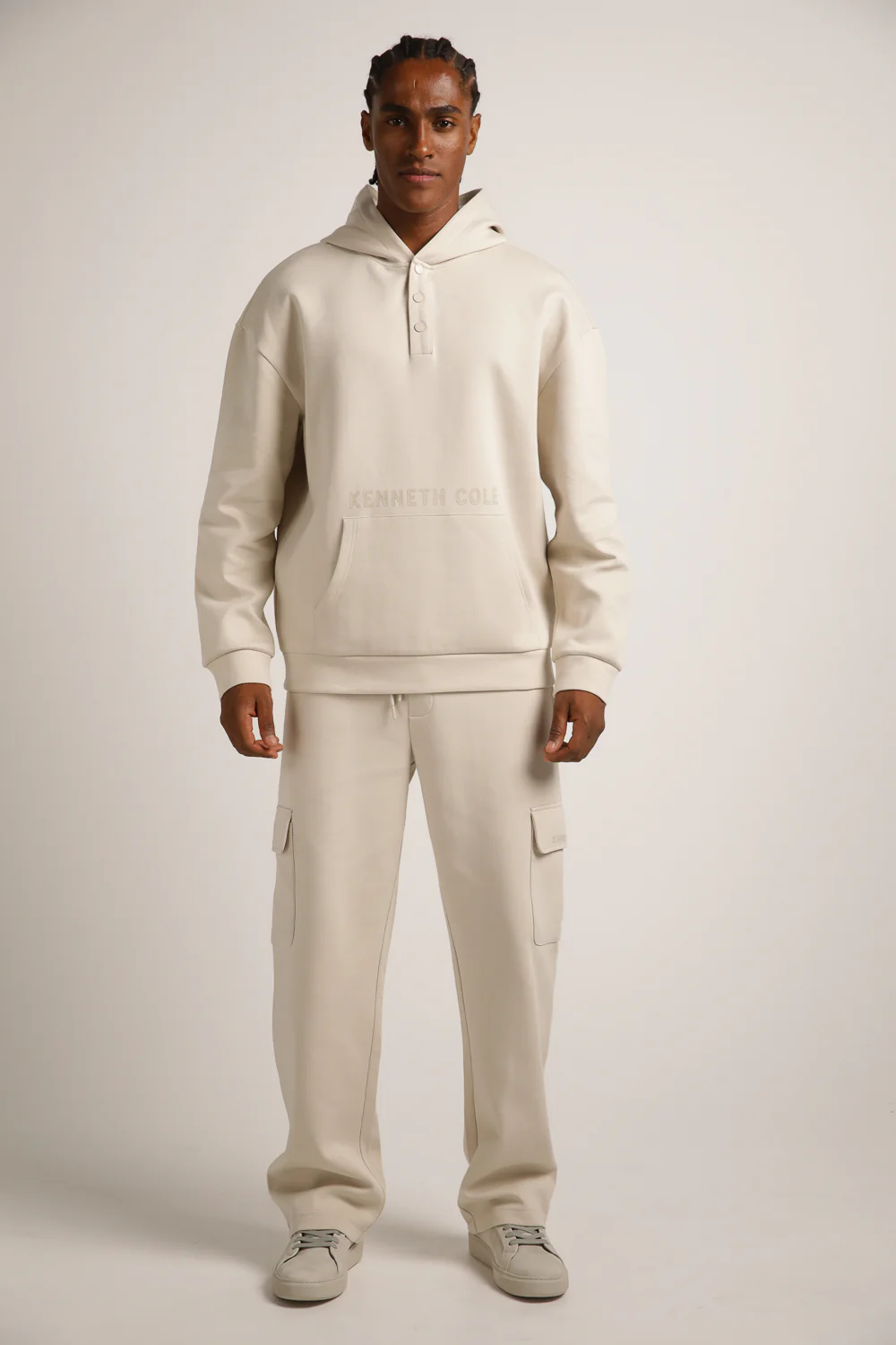 Interlock Hooded Henley Sweats - Image 6