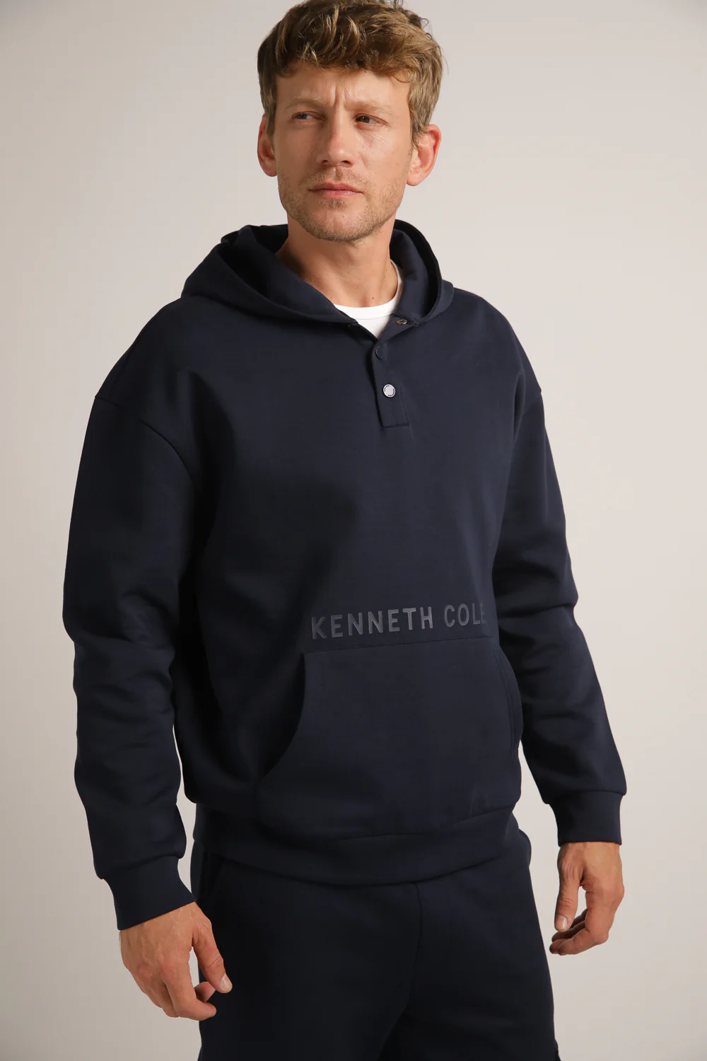 Interlock Hooded Henley Sweats - Image 7