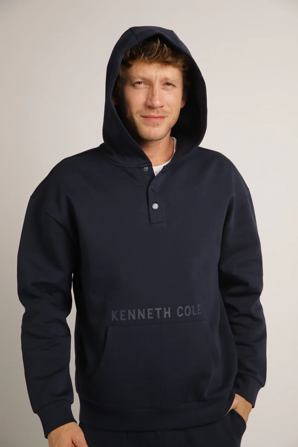 Interlock Hooded Henley Sweats - Image 8