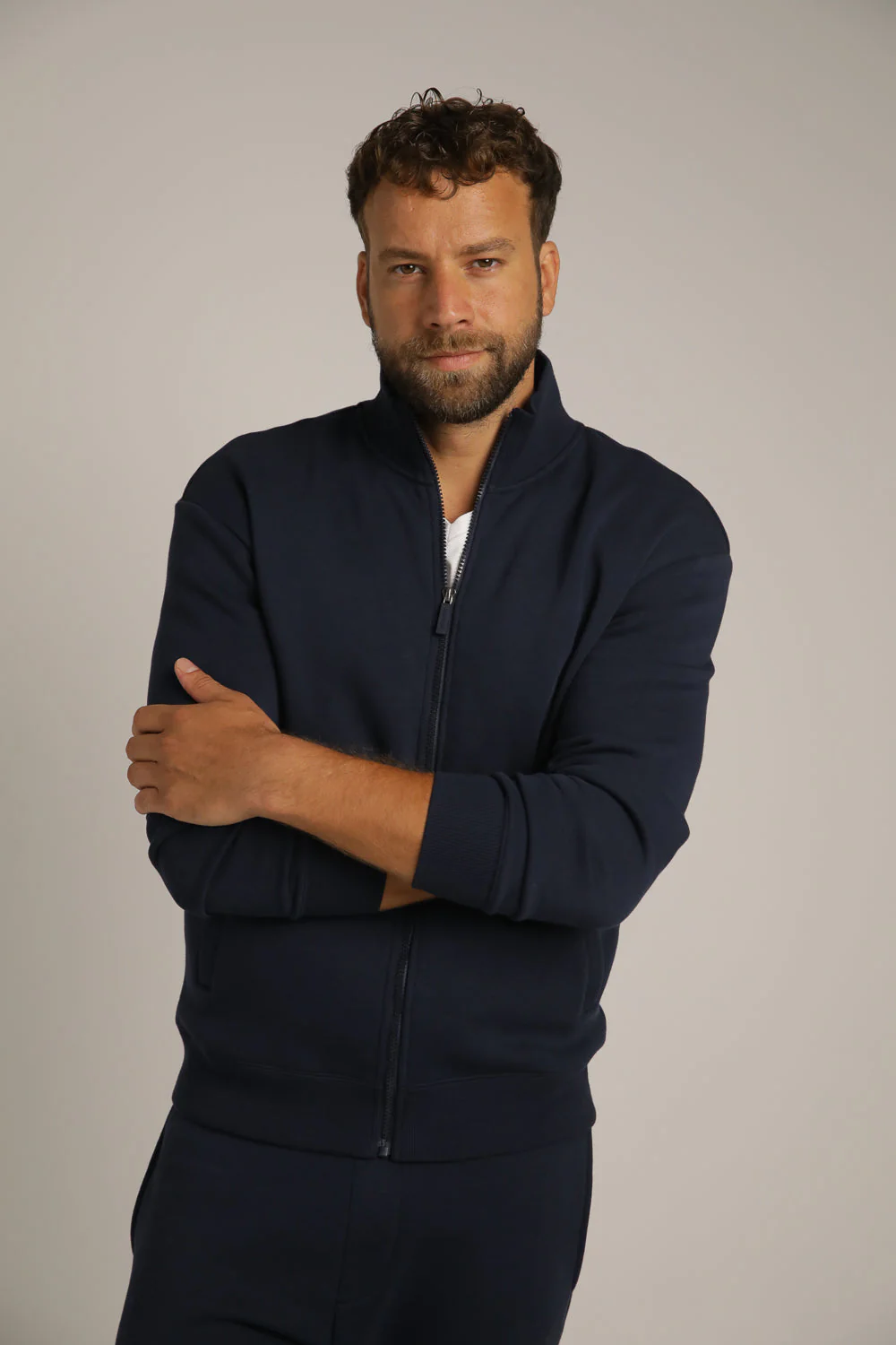 Stand Collar Sweatshirt - Image 11