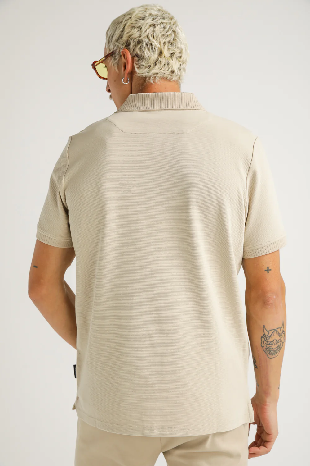 Jacquard mercerized polo T shirt - Image 13