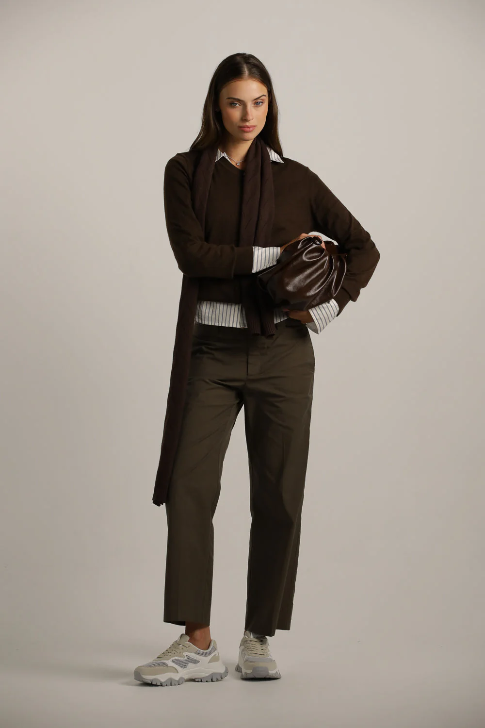 Buttoned Knit Cardigan - Image 11