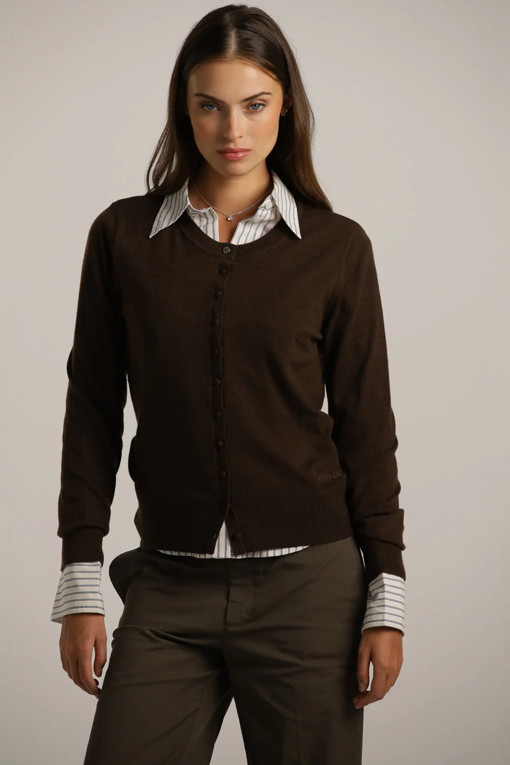 Buttoned Knit Cardigan - Image 6