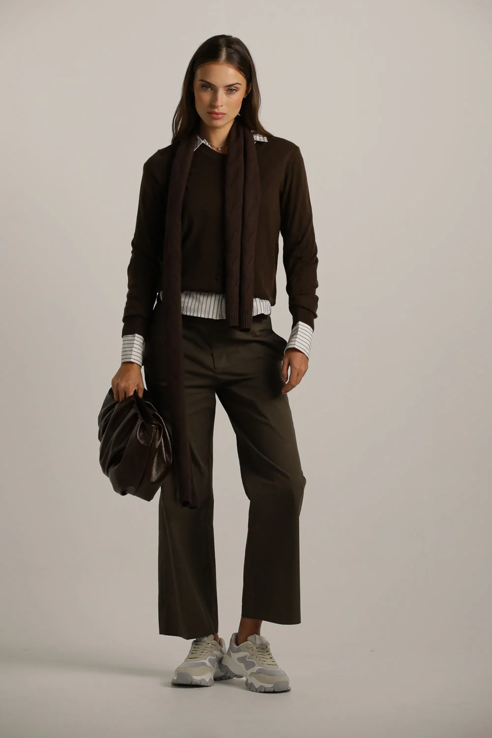 Buttoned Knit Cardigan - Image 7