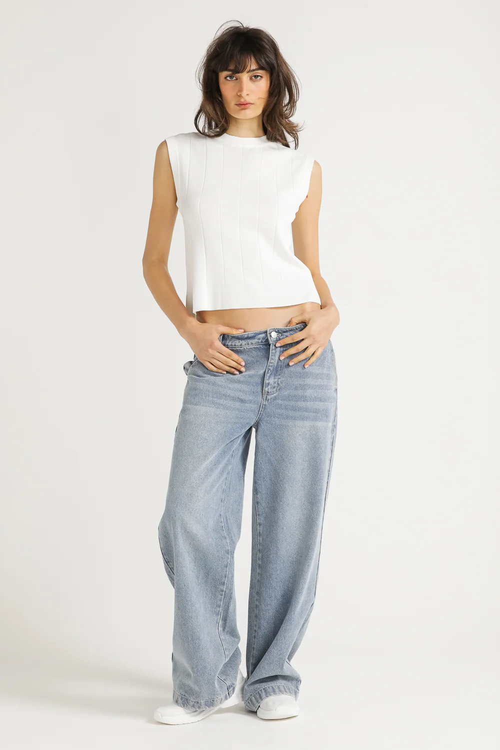 Sleeveless Knit Top - Image 2