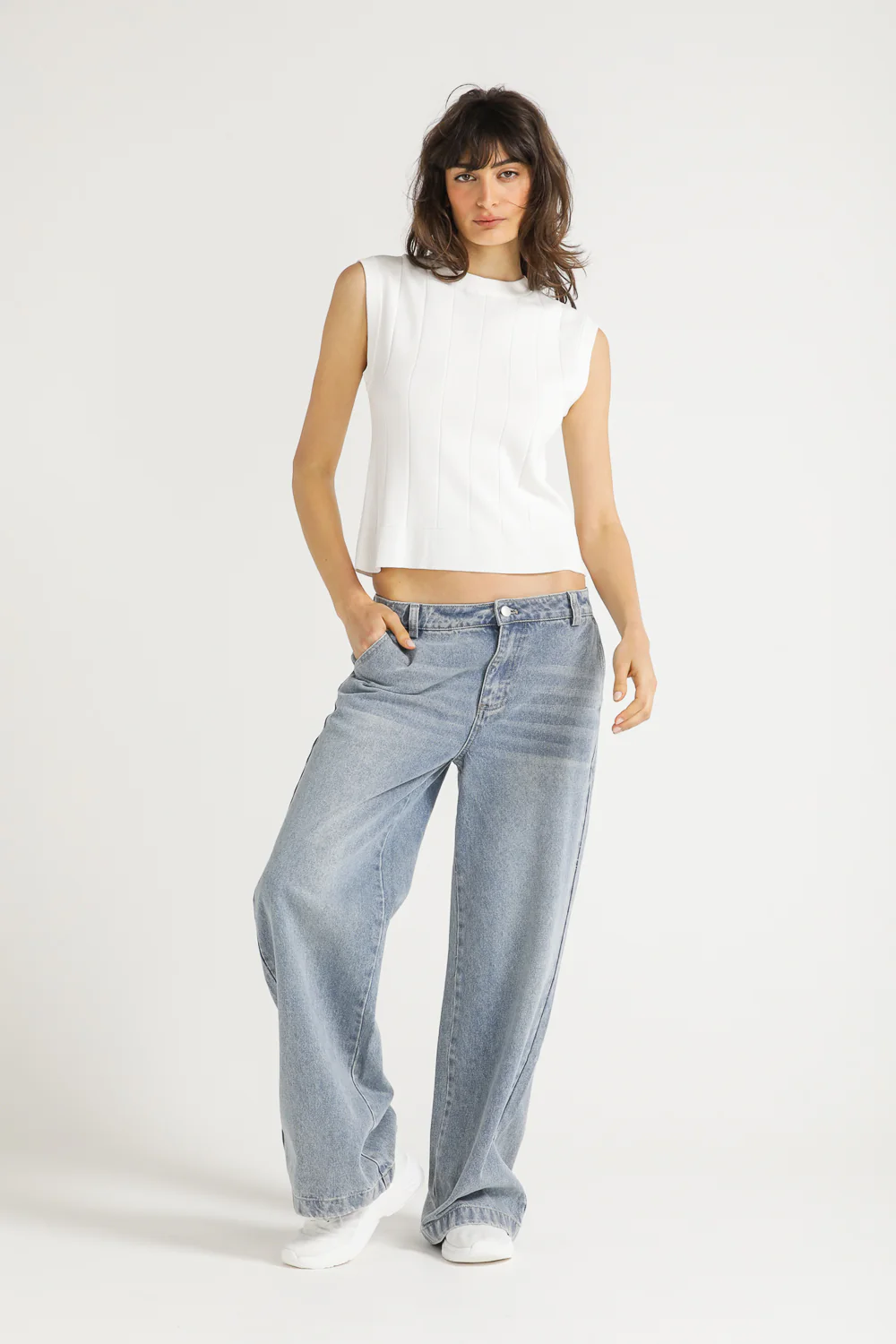 Sleeveless Knit Top - Image 8