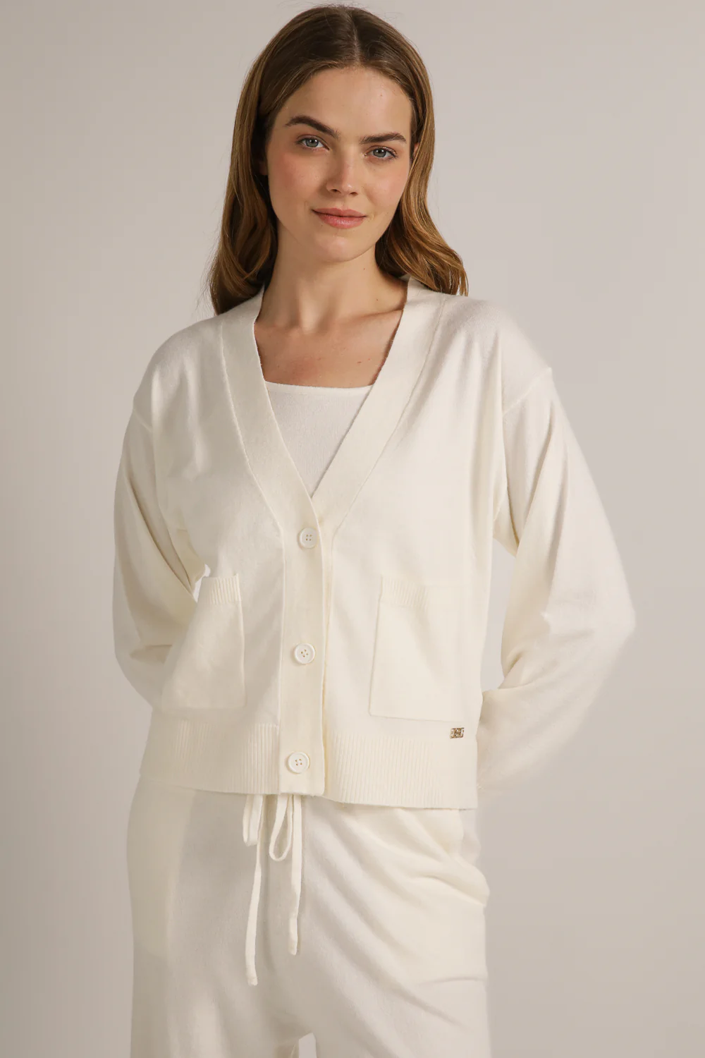 Knitted Buttoned Cardigan - Image 2