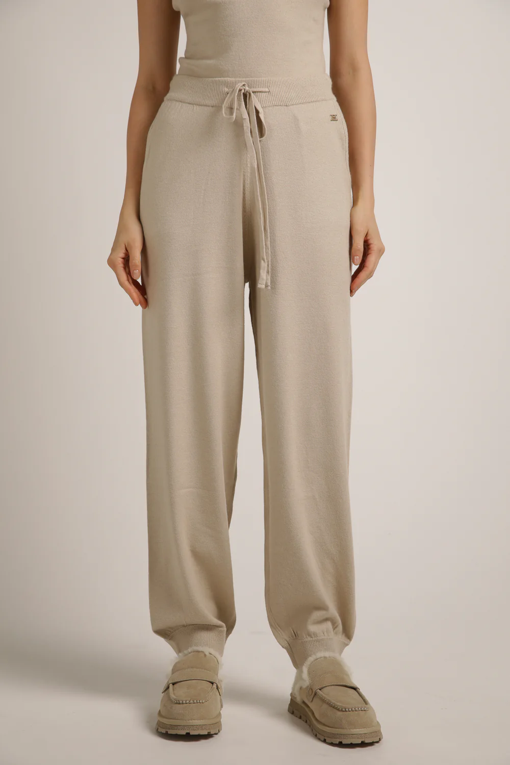 Knitted Cuffed Pants - Image 2