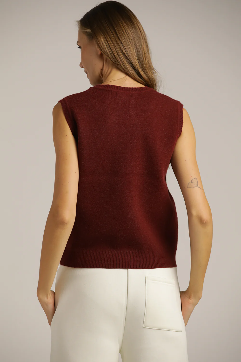 Knitted Logo Vest - Image 10