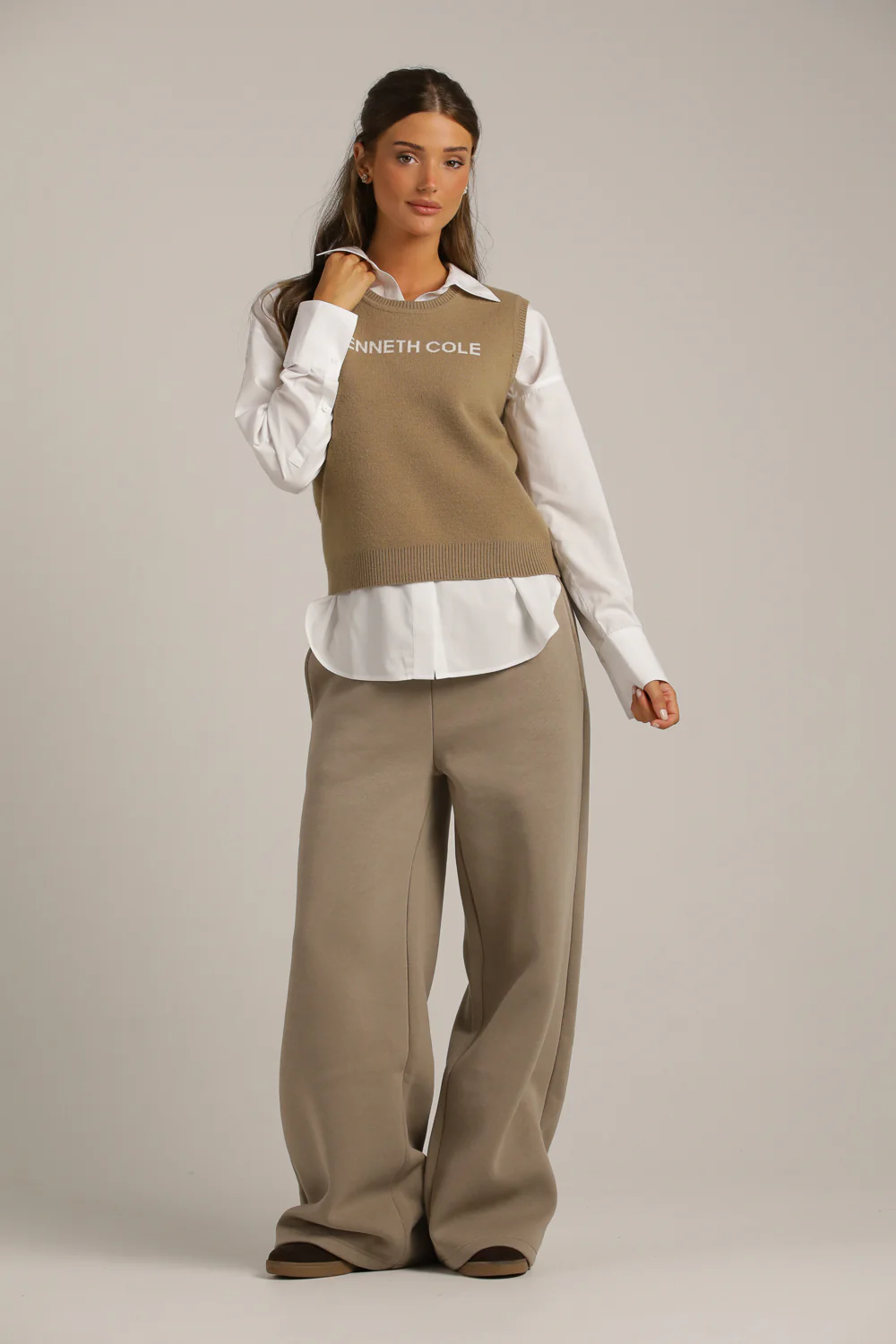 Knitted Logo Vest - Image 6