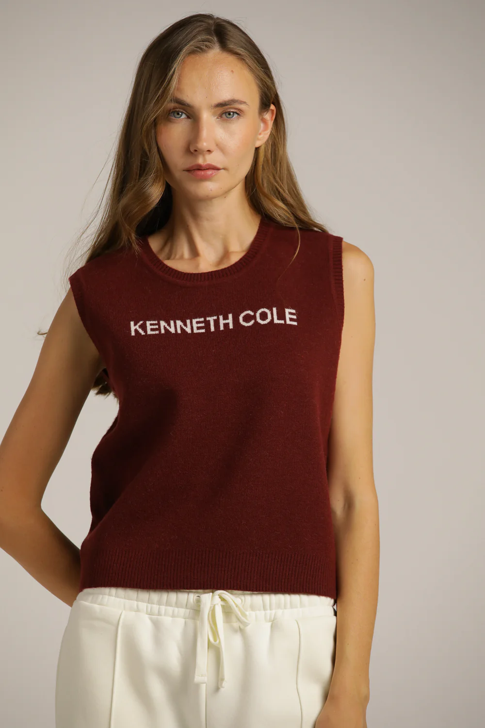 Knitted Logo Vest - Image 9