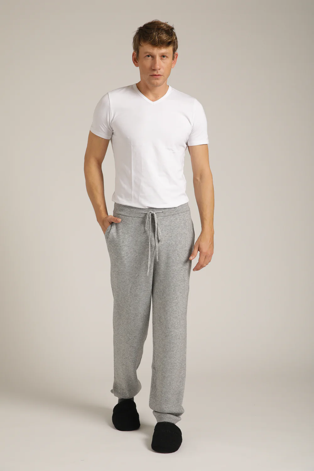 Knitted Rib Cuffed Pants - Image 14