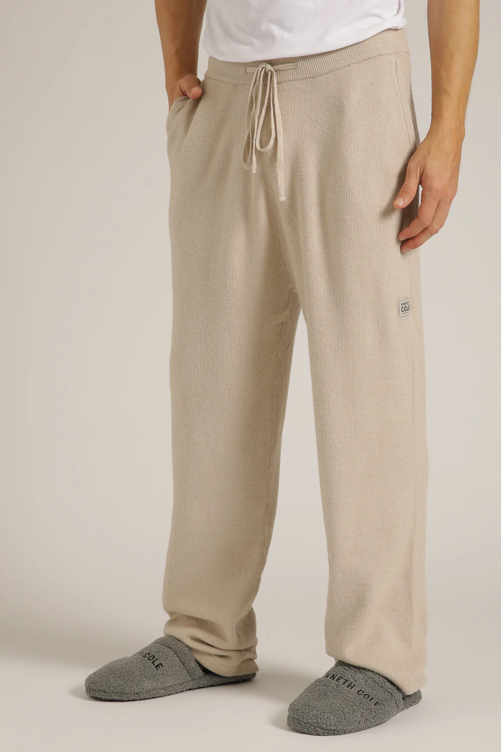 Knitted Rib Cuffed Pants - Image 4
