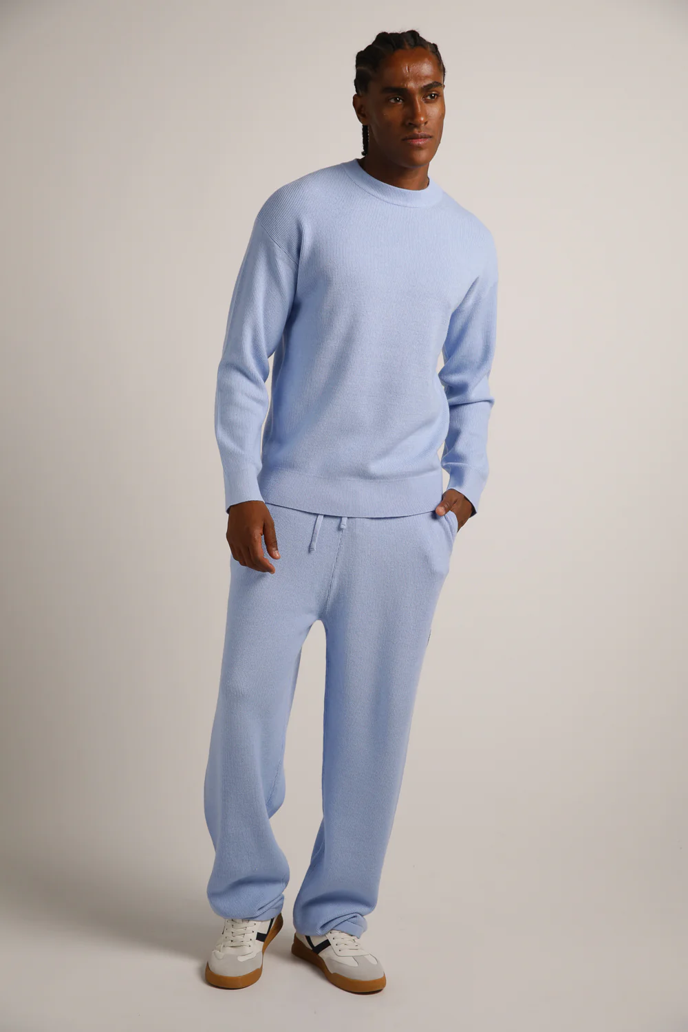 Knitted Rib Cuffed Pants - Image 9