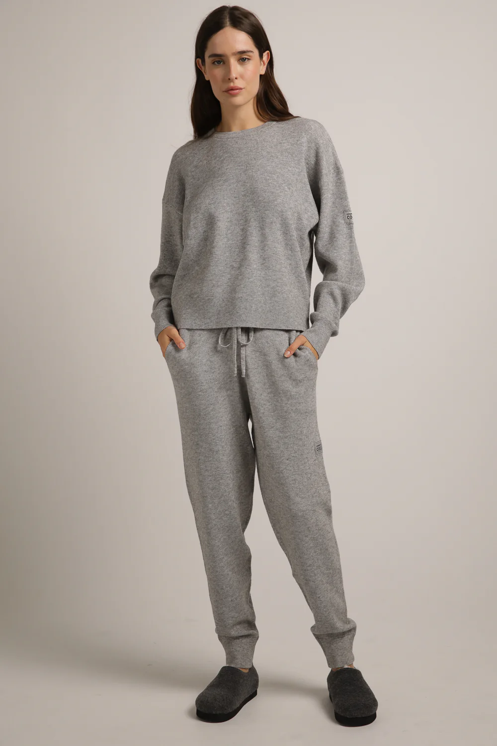 Knitted Rib Cuffed Pants - Image 14