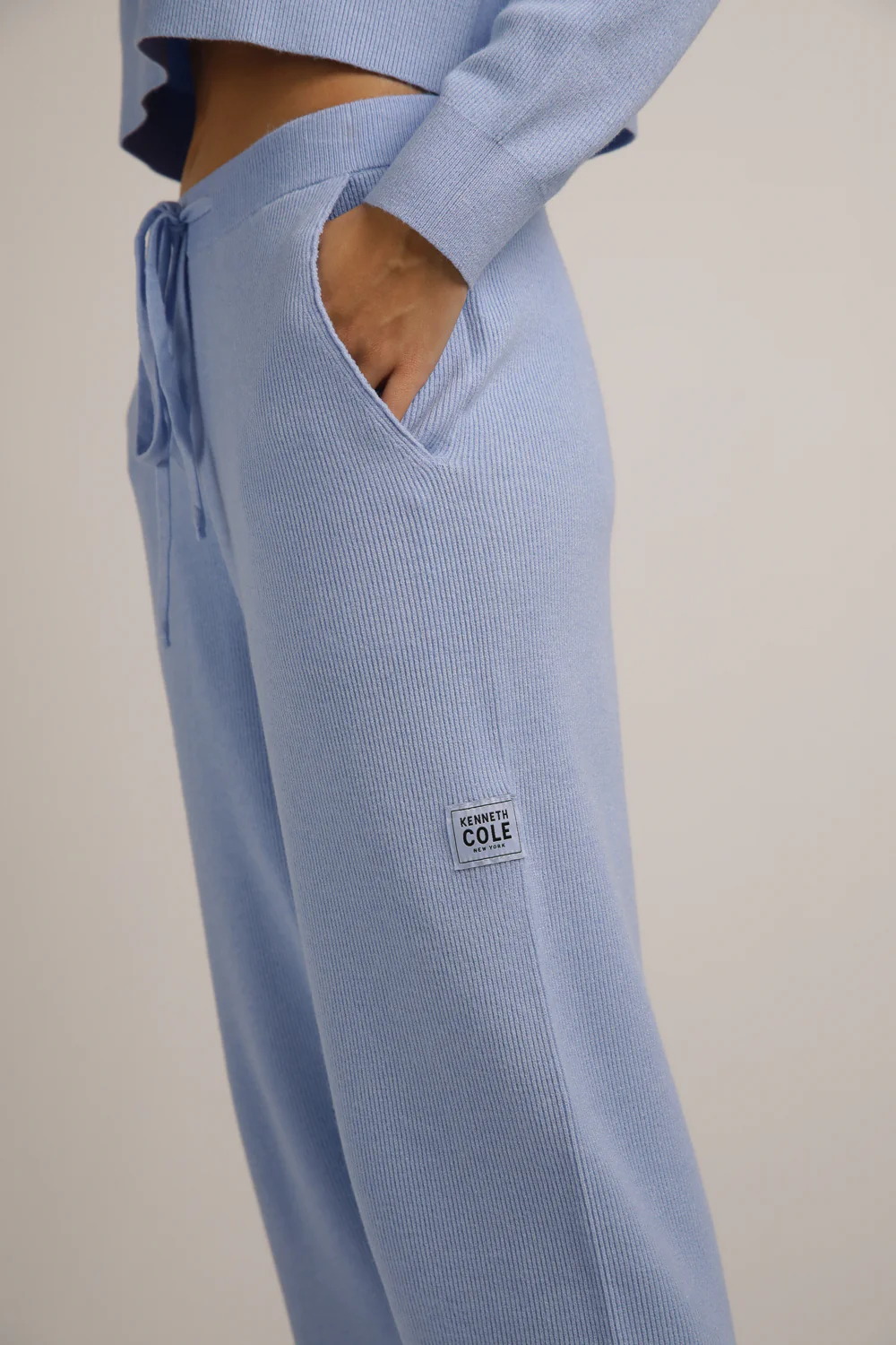 Knitted Rib Cuffed Pants - Image 8