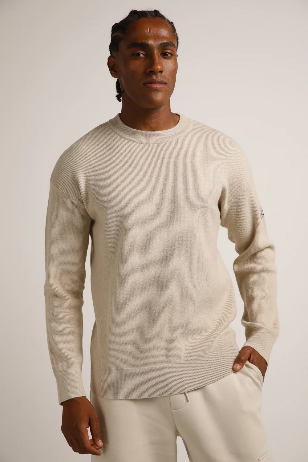 Knitted Rib Sweatshirt - Image 2