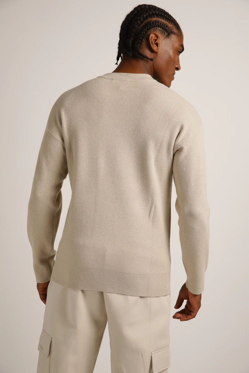 Knitted Rib Sweatshirt - Image 4