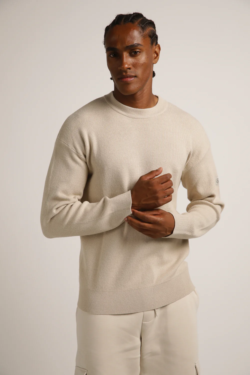 Knitted Rib Sweatshirt - Image 5