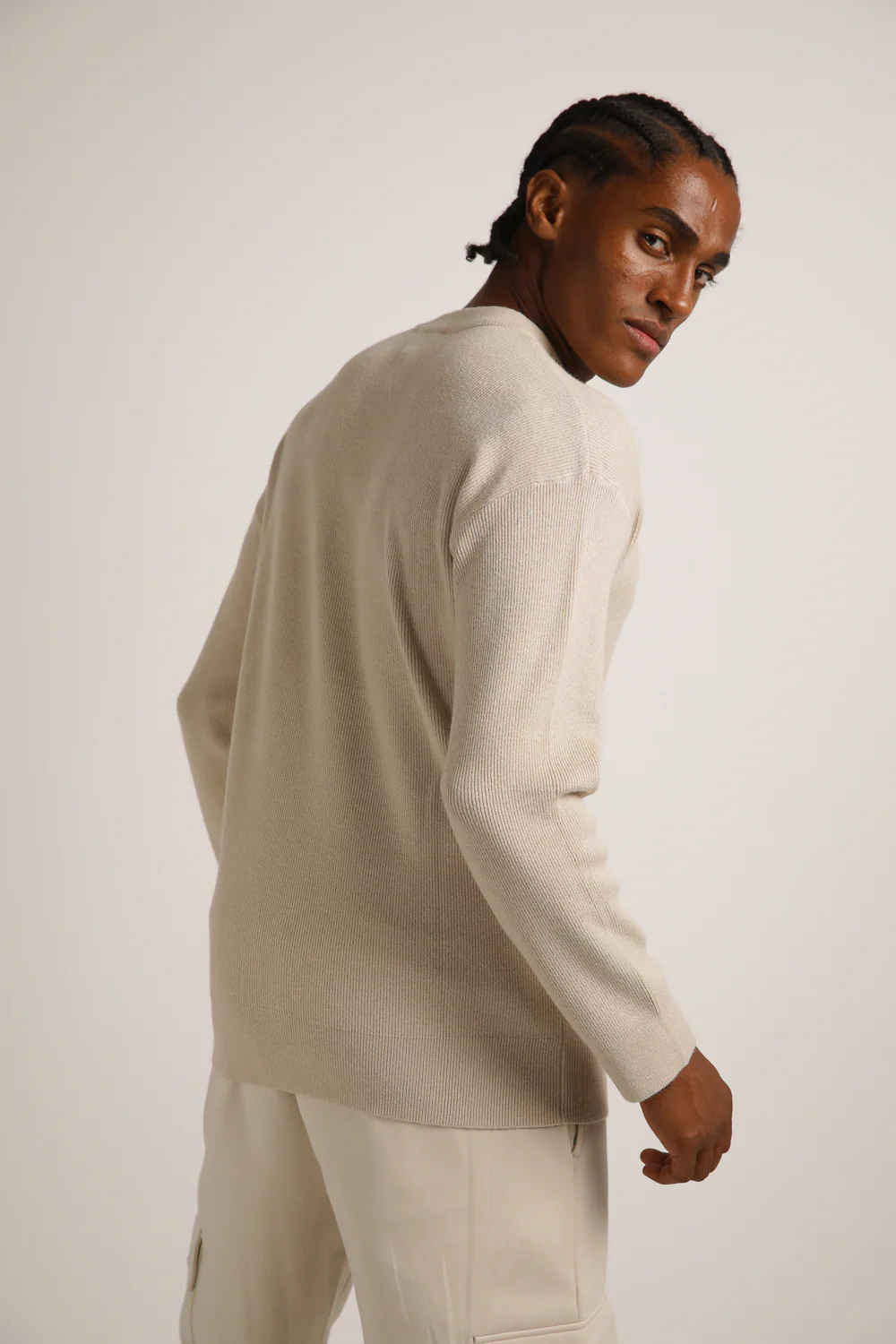 Knitted Rib Sweatshirt - Image 6