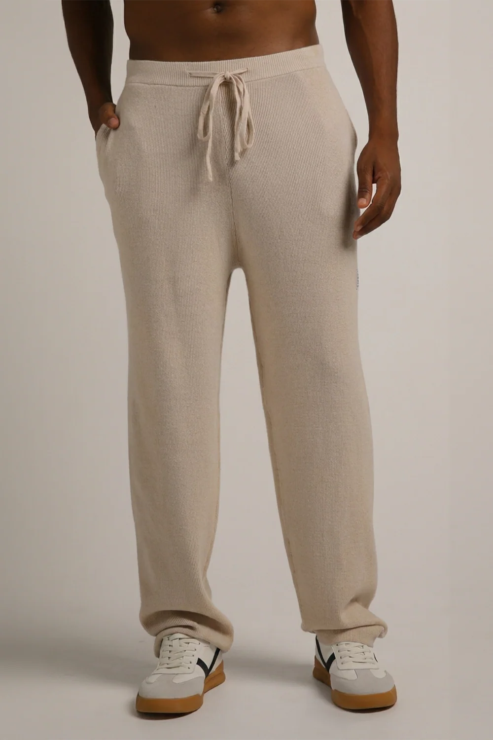 Knitted Rib Straight Leg Pants - Image 6