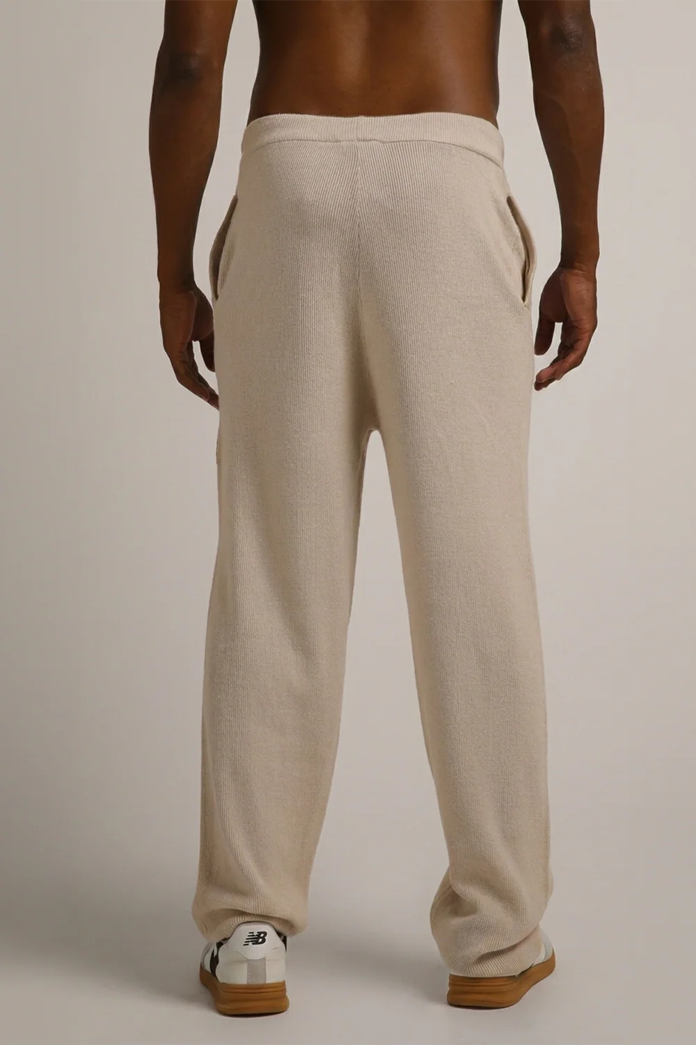 Knitted Rib Straight Leg Pants - Image 7