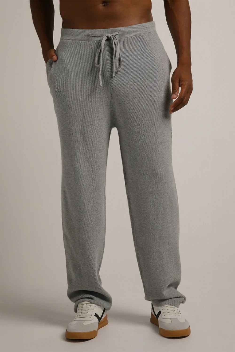 Knitted Rib Straight Leg Pants - Image 8