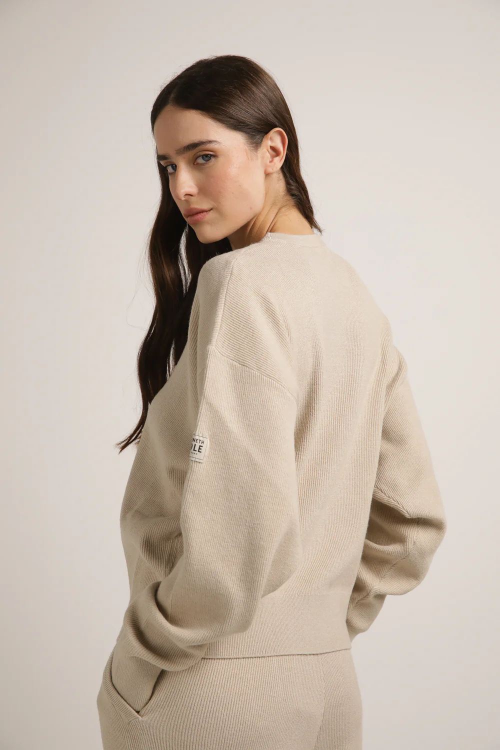 Knitted Rib Sweatshirt - Image 4