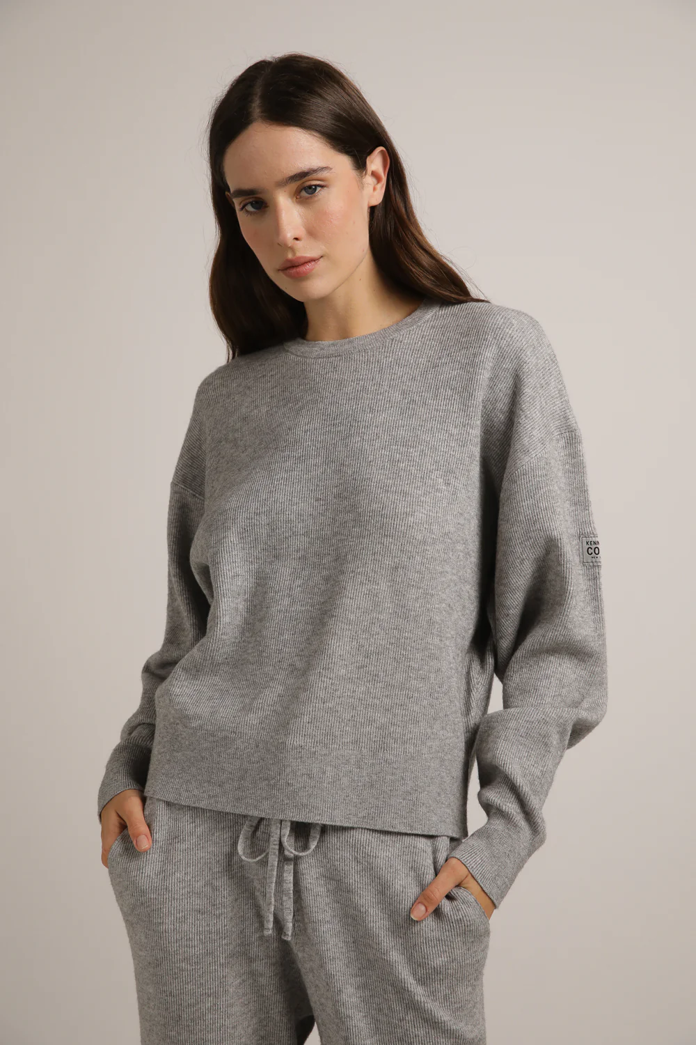 Knitted Rib Sweatshirt - Image 7
