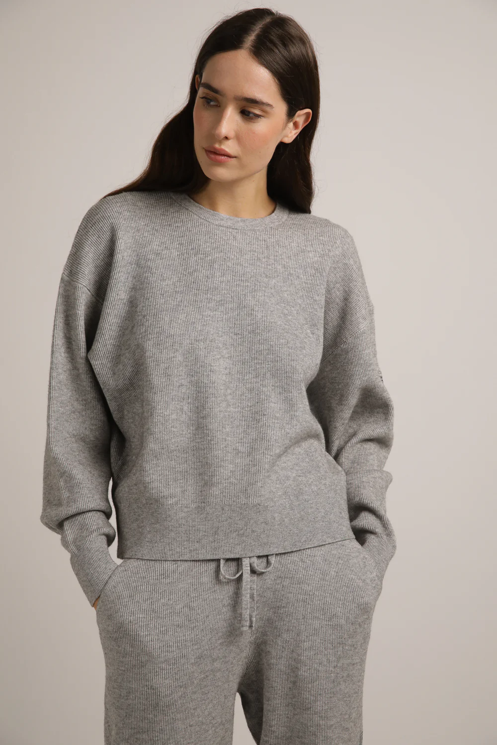 Knitted Rib Sweatshirt - Image 9